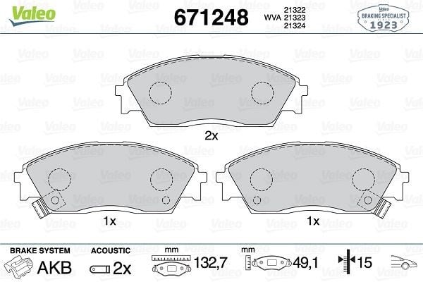 ÖN BALATA ACCORD 2.3I SR CIVIC 1.4 1.5I 16V 1.6I 16V 1.5I VTEC-E 1.6I 16 VTECCRX