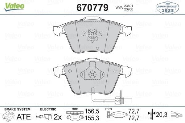 ÖN BALATA AUDI A6-A8 2.0 3.0 TDI 3.2 FSI 06 > GDB1659-GDB1617