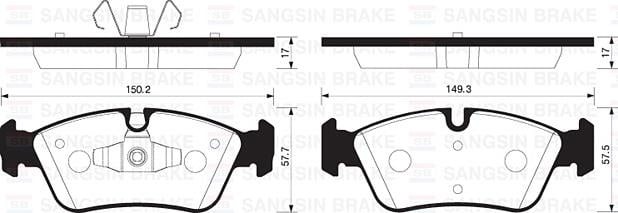 ÖN BALATA BMW E81 116İ 118i-118D 120-120d 06-12 E87 03-12 E90 316İ 318D 06-11 GDB1625