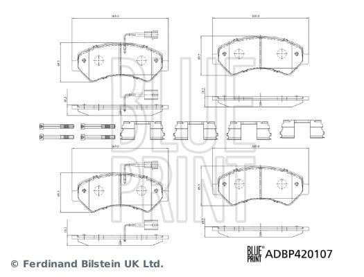ÖN BALATA BOXER 06> JUMPER 06> DUCATO 06> 169.1x69.1x19