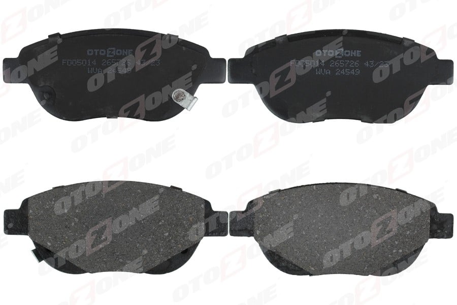 ÖN BALATA CORSA D BÜYÜK TİP 1.3 CDTI 07/06 > FIAT 500L 12> 0.9T 1.4 1.3D MTJ 1.6D MTJ