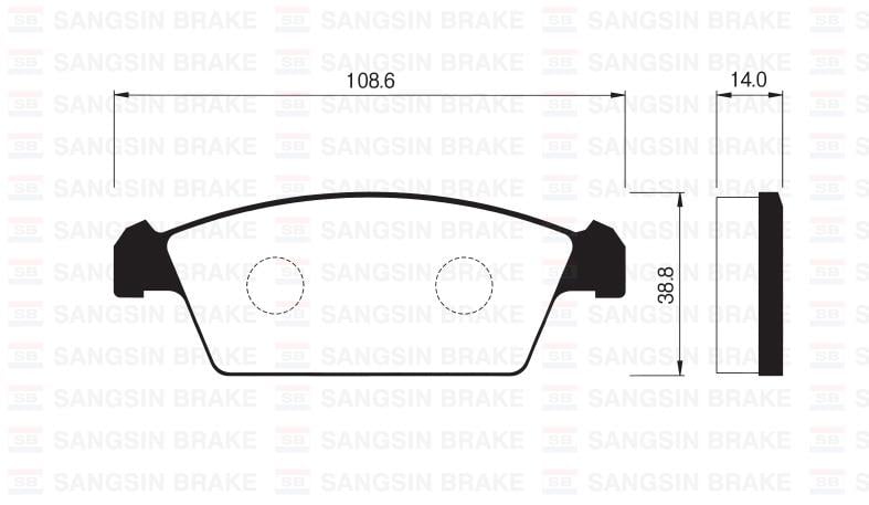 ÖN BALATA DİSK DAEWOO TICO >00/SUZUKI ALTO 99 > GDB3108