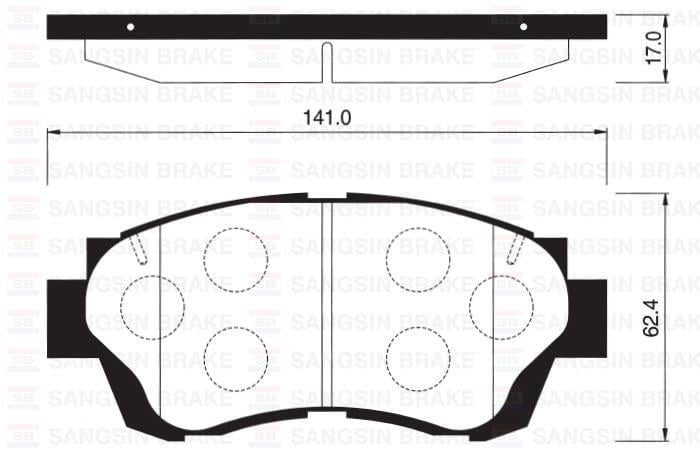 ÖN BALATA DİSK LEXUS SC 3.0i TOYOTA CAMRY 91-96 GDB1142-GDB3155