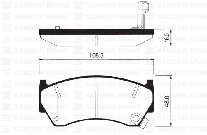 ÖN BALATA DİSK NISSAN ALMERA 95-00 SUZUKI BALENO 99-07 GDB3180