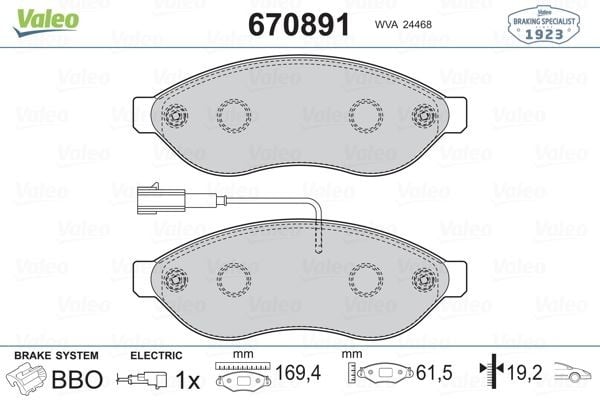 ÖN BALATA DUCATO 3-4-BOXER 3-4-JUMPER 3-4 06>11> 16Q-20Q- KARSAN JEST TEK FİŞLİ