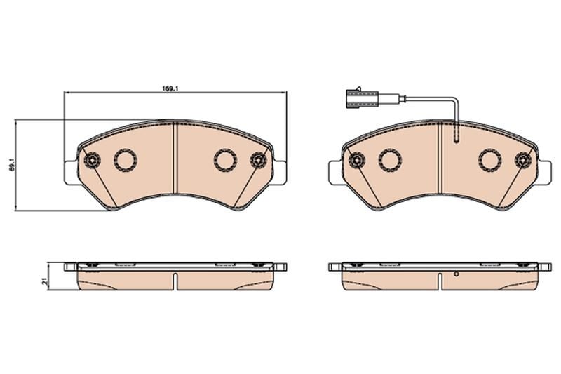 ÖN BALATA DUCATO-JUMPER-BOXER 2.0D-2.3D-3.0D-HDİ 07 >