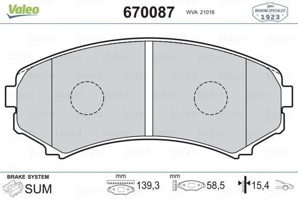 ÖN BALATA E2200-E2000