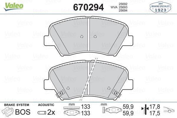 ÖN BALATA ELANTRA 11-15 VELOSTER 11>