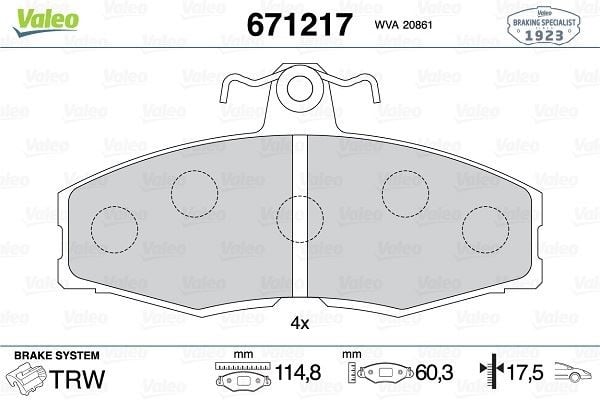 ÖN BALATA FAVORIT 1.3 FORD SIERRA 1.3 1.6 2.0 86.93