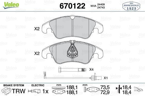 ÖN BALATA FİŞLİ AUDI A4-A5-A6-A7-Q5 2008 >