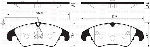 ÖN BALATA FİŞLİ AUDI A4-A5-A6-A7-Q5 2008 >