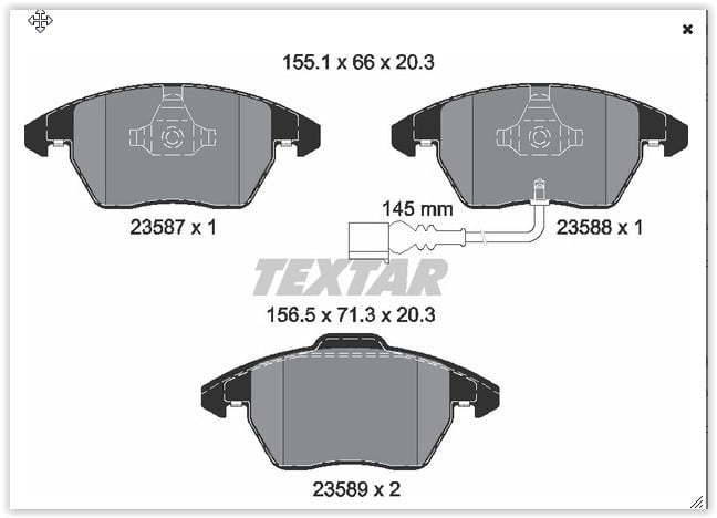 ÖN BALATA FİŞLİ CADDY III 04 > GOLF IV V VI 97 > JETTA PASSAT 05 > POLO 09 > OCTAVIA 04 >