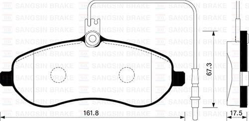 ÖN BALATA FİŞLİ EXPERT-SCUDO-JUMPY-1.6-2.0 MTJ 07 > ABS SİZ GDB1718