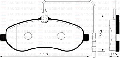 ÖN BALATA FİŞLİ EXPERT-SCUDO-JUMPY-1.6-2.0 MTJ 07 > ABS SİZ GDB1718