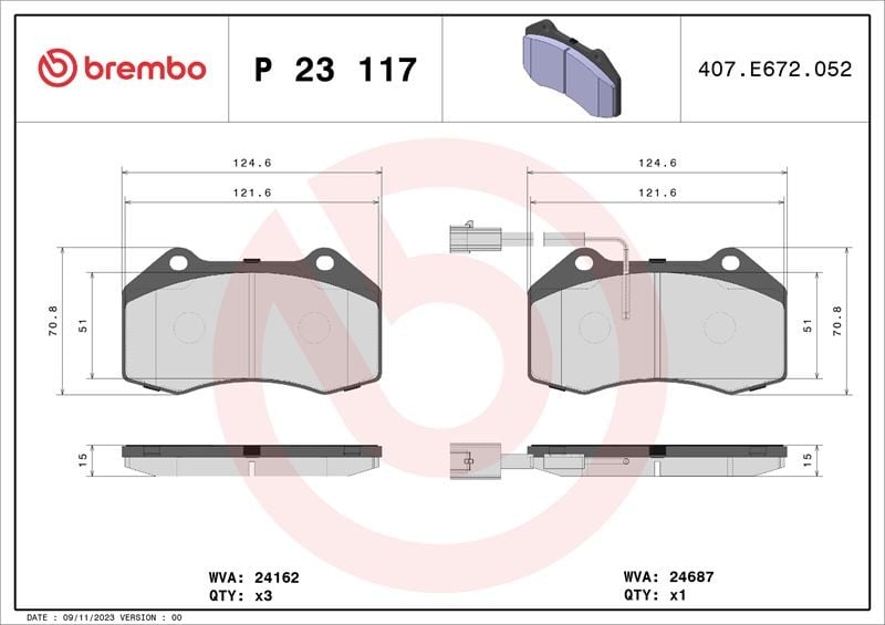 ÖN BALATA FİŞLİ GRANDE PUNTO 199 1.4 ABARTH 12/07 > FIAT 500 1.4 10 > ALFA MITO 1.4TJET 1.4T 08 >