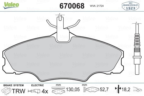 ÖN BALATA FİŞLİ P406 1.6 1.8 95/10.04 XANTIA XM