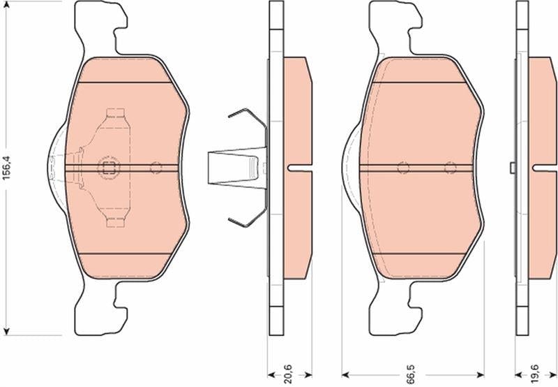 ÖN BALATA FORD MAVERICK 01>