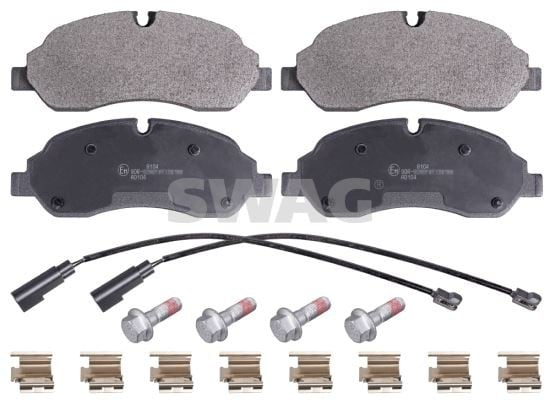 ÖN BALATA FORD TRANSIT V363 14> -TRANSIT CUSTOM 2.2 TDCI 12> KABLOLU 2ADET CIVATA SEGMAN DAHIL