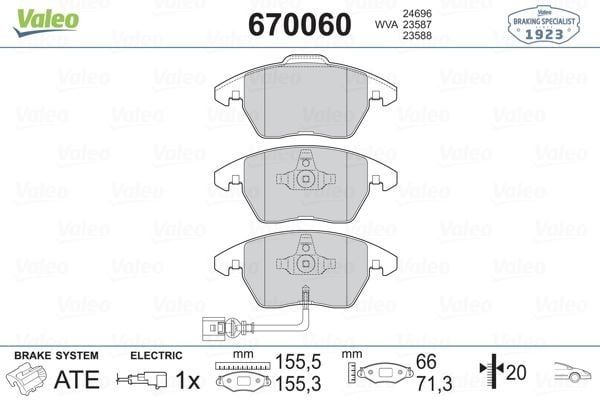 ÖN BALATA GOLF V 2.0TDİ 08-13 PASSAT 10 > SCIROCCO 10 > TOURAN 10 > AUDI TT 06 > AUDI A1 12 >