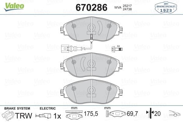 ÖN BALATA GOLF VII 5G1 12 > PASSAT 362 3G5 10 >14 > CC 11 > SHARAN 10 > LEON 13 > OCTAVIA 12 >
