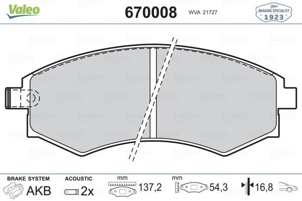 ÖN BALATA HYUNDAI ELANTRA 1.6-1.8 12. 03 > SONATO II-III 1.8-2.0-2.4-3.0i 95-00
