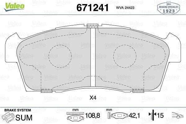 ÖN BALATA KIA SIRION 1.3 CELERİO 1.0 14 > SUBARU JUSTY 1.0 07 >
