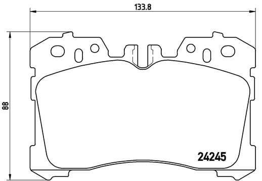 ÖN BALATA LEXUS LS 08>