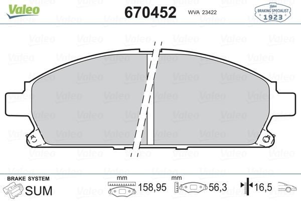 ÖN BALATA NISSAN PATHFINDER 2.7TD 3.3 V6 4WD 97-04 -XTRAIL 2.0-2.2-2.5 4x4 01 > GDB3167