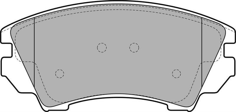 ÖN BALATA OPEL ASTRA J 12 >14 > INSIGNIA 08 >11 > ZAFIRA 11 > SAAB 9.5 10 >17 JANT GDB1783