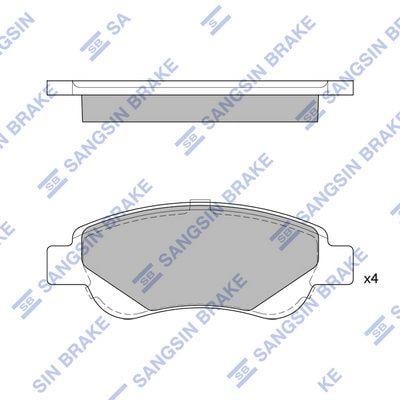 ÖN BALATA P107 06/05 > P108 14 >C1 1.0 1.4HDİ 6.05 > 1.0 1.2VTİ 14 > TOYOTA AYGO 1.0 1.4 HDİ 7.05 >