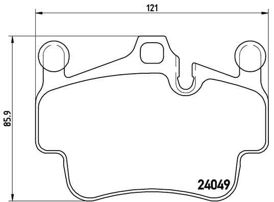 ÖN BALATA PORSCHE BOXSTER 08-11 -CAYMAN 05 > 911 04-12
