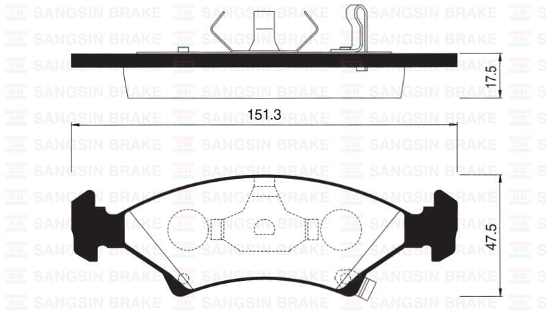 ÖN BALATA SEPHIA 1.5I 16V-1.8I 16V 96-98 GDB3224-GDB3096