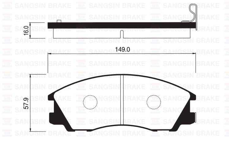 ÖN BALATA TERRACAN 2.5TD-2.9CRDİ 3.5İ 01-06 GDB3299