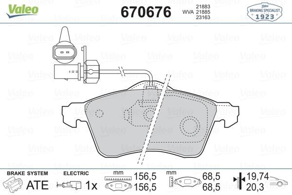 ÖN BALATA TRANSPORTER T4 CARAVELLE 2.5 TDI 90-03 GDB1391