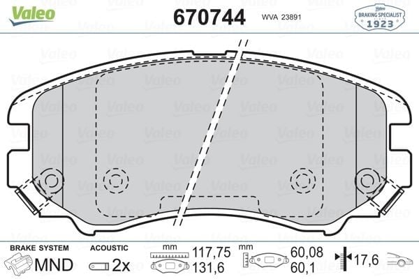 ÖN BALATA TUCSON 04 >10 SONATA 2.0 CRDI 04 COUPE 3.02 >09 KIA MAGENTIS 05 >09 >