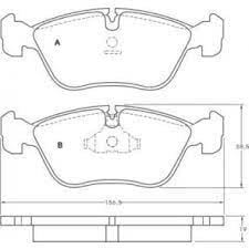 ÖN BALATA VOLVO 850 2.0 2.3 T5 2.5 91-96 S70 2.3 2.4 2.5 97-00 V70 97-00 C70 2.0T 97-02 272343-30648381-9485267-30793799