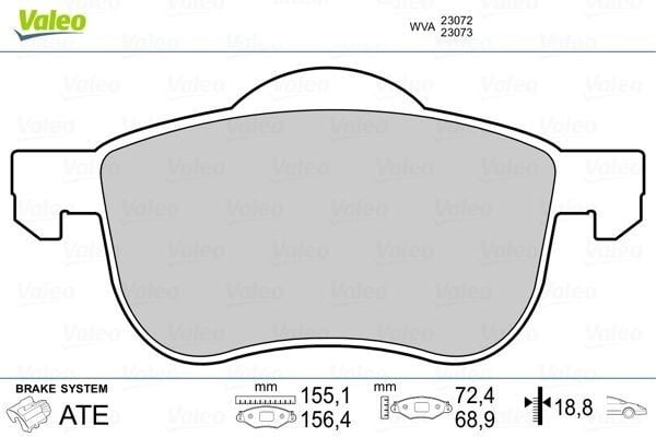 ÖN BALATA VOLVO S60 00-10 S80 98-06 V70 97-07 XC70 00-07 S70 97-00