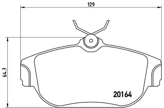 ÖN BALATA VOLVO S90 2.9 V90 2.9 740 2.0 2.3 2.4 940 2.0 2.3 960 2.0 2.9