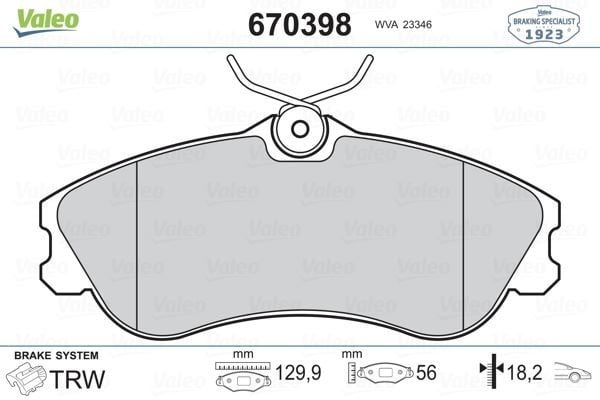 ÖN BALATA XSARA PICASSO N68 1.6 1.6HDİ 1.8 16V 2.0 16V 2.0HDI 99 >04 >