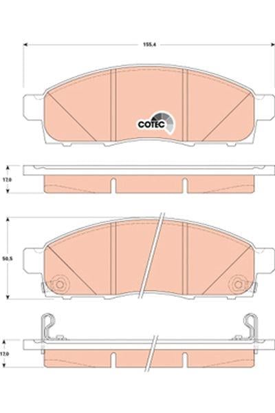 ÖN DİSK BALATA EVALIA BUS-NV200 BOX BODY/ESTATE--ZHENGZHOU NV200 M20