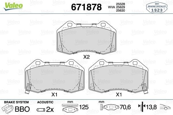 ÖN DİSK FREN BALATASI ABARTH 124 1.4 03/16> FIAT 124 1.4 03/16> MAZDA MX5 1.5/2.0 06/15>