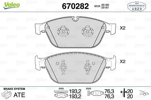 ÖN DİSK FREN BALATASI AUDI A8 2.0/3.0D 09/11> AUDI A8 QUATTRO 3.0/4.0/4.2/6.3/3.0D/4.2D 11/09>