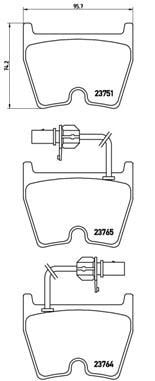 ÖN DİSK FREN BALATASI AUDI R8 QUATTRO 4.2 04/07-09/10 AUDI RS4 CABRIO QUATTRO 4.2 02/06-12/08