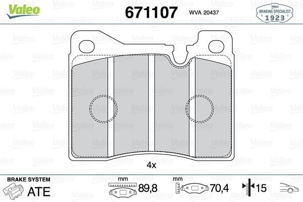 ÖN DİSK FREN BALATASI BMW 02 2002 02.68 - 07.75 74 BMW 02 2002 Tİ 06.68 - 04.72