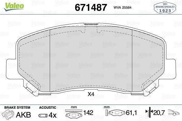 ÖN DİSK FREN BALATASI JEEP CHEROKEE 2.0D/2.4/3.2 06/13>