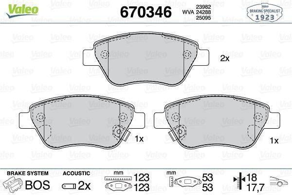 ÖN DİSK FREN BALATASI OPEL ADAM 1.2/1.4 10/12> VAUXHALL ADAM 1.2/1.4 10/12>
