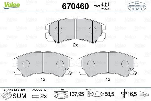 ÖN DİSK FREN BALATASI OPEL FRONTERA 2.0/2.2/3.2/2.2D/2.5D/2.8D 08/91-07/04