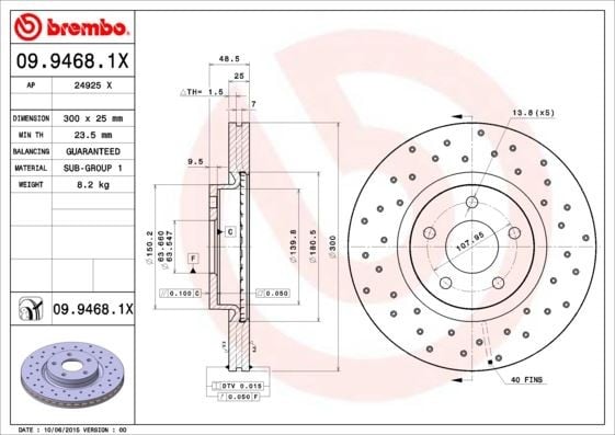 ON FREN AYNASI DISK FOCUS III 11> FOCUS II 04>11 C MAX 03>07 VOLVO C30 06>12 C70 II 06>13 S40 II 04>12 V50 05>12 278x25x5DLxHVLI XTRA