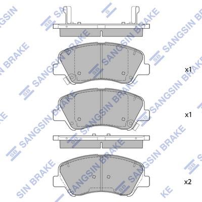 ÖN FREN BALATA HYUNDAI i20 1.1L 1.2L 1.4L 15-> / BAYON 1.0L 1.4L 21-> / KIA RIO 1.2L 1.4L 17-> ÜSTTEN DELİKLİ TİP
