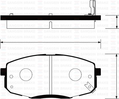 ÖN FREN BALATA HYUNDAI İ30 1.6L D4FB CRDi dizel 07-11 1.4L 1.6L benzinli 08-> / KIA CERATO 1.6L ben zinli 10-> / CEED 1.4L 1.6L benzinli 07->